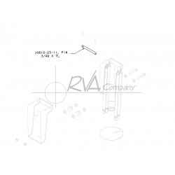 J0810-23-11 - 32/35/45 Rear Jack Swivel Pin